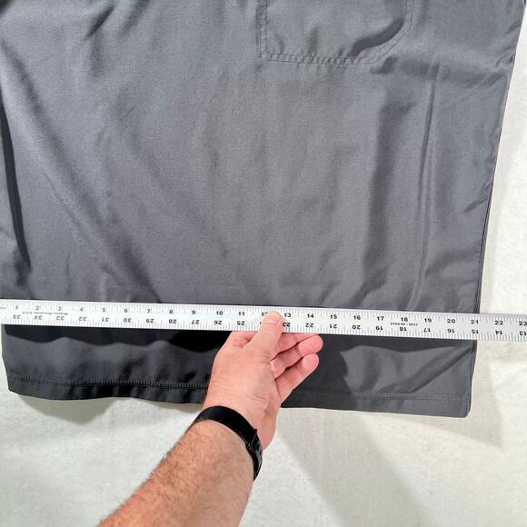 Cherokee Uniforms Henley Top Woman's Large Style # CKI803 Grey Zipper Pocket - Picture 8 of 11